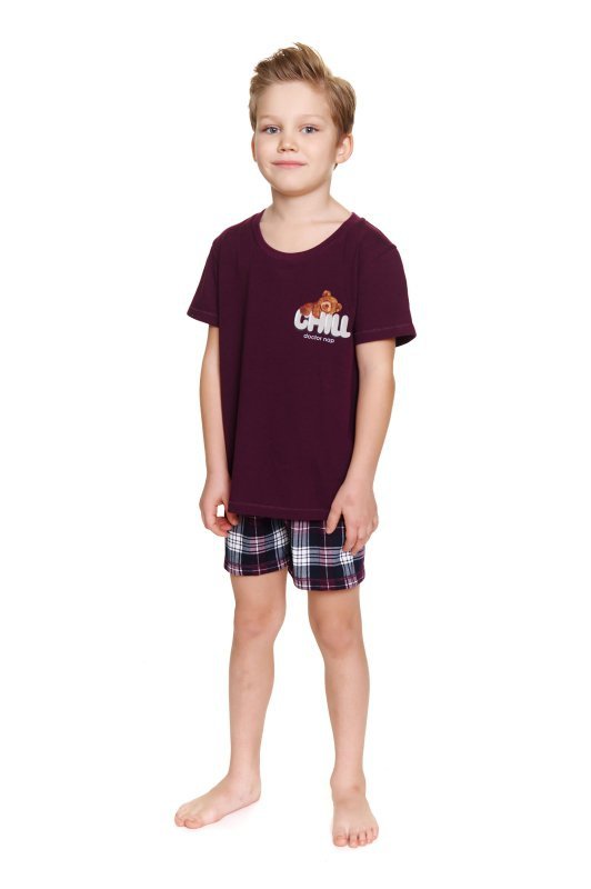 Doctornap Piżama dziecięca PDU 7202 burgundy