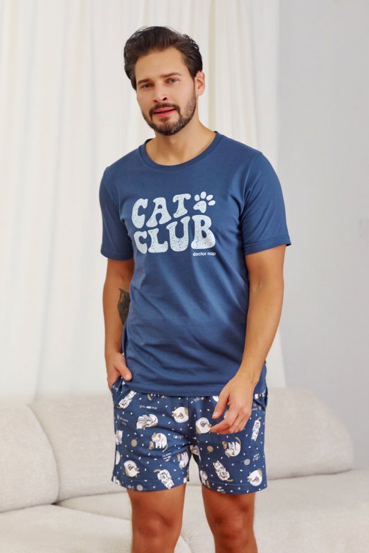 Doctornap Piżama męska PMB 7204 deep blue
