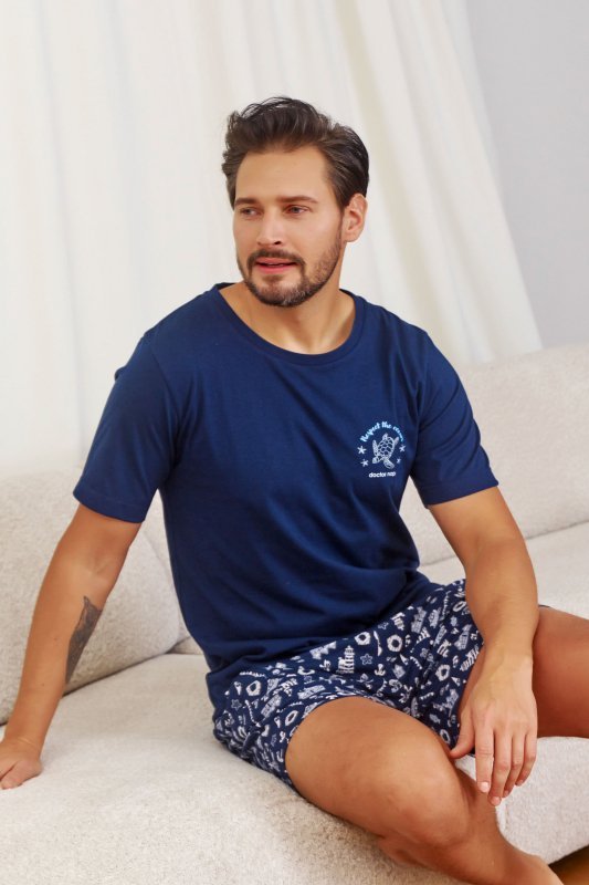 Doctornap Piżama męska PMB 7210 navy blue