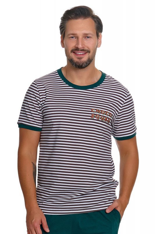 Doctornap Piżama męska PMB 7404 choco green plus