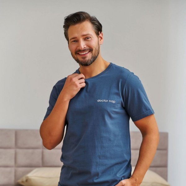 Doctornap Piżama męska PMB 7424 denim blue