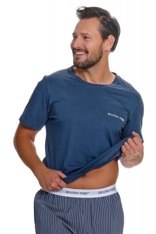 Doctornap Piżama męska PMB 7424 denim blue