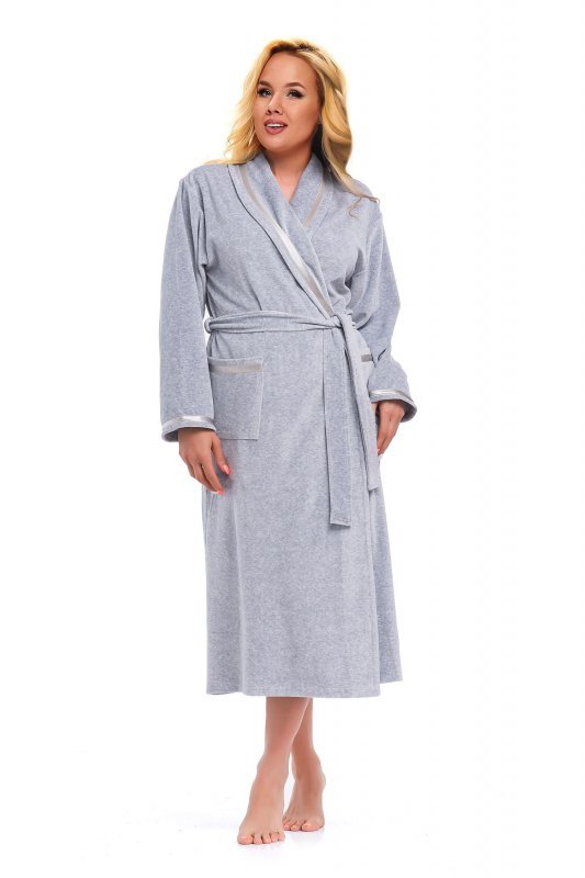 Doctornap Szlafrok SWA 1078 grey melange