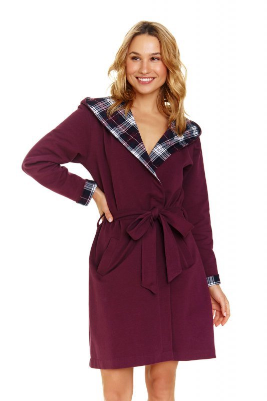 Doctornap Szlafrok damski SWW 7106 burgund