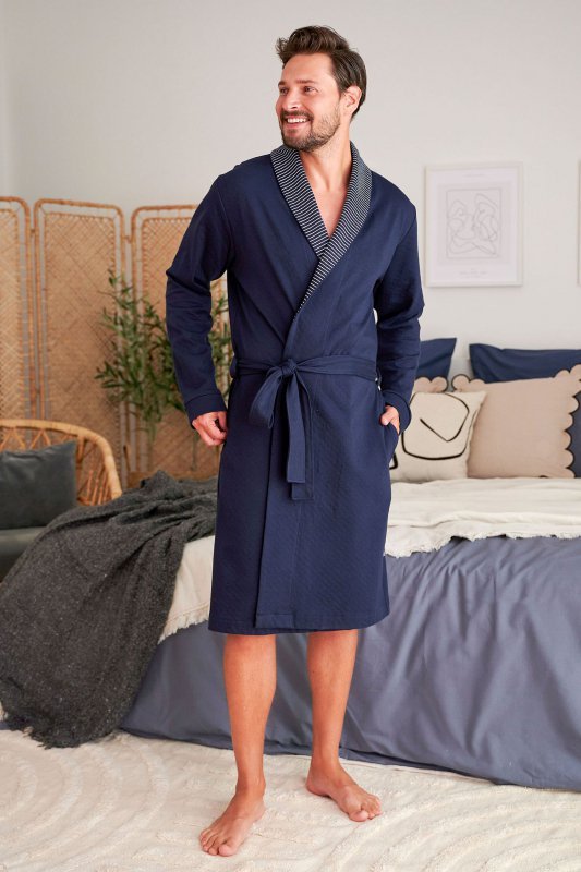 Doctornap Szlafrok SMW 5283 navy blue