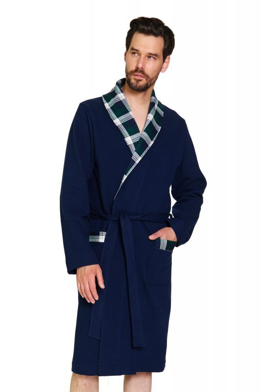 Doctornap Szlafrok męski SMW 7366 navy blue