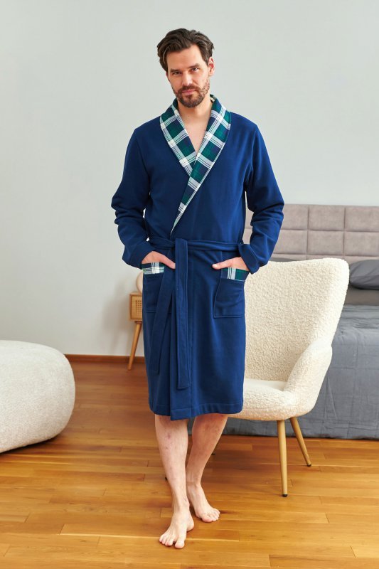 Doctornap Szlafrok męski SMW 7366 navy blue