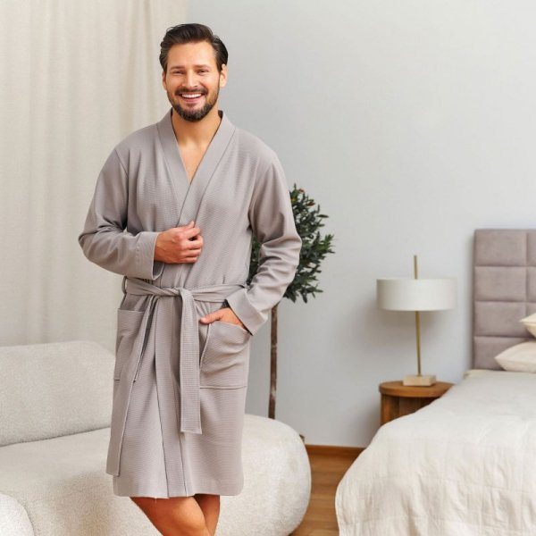 Doctornap Szlafrok męski SMW 7421 sand