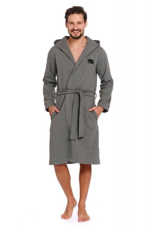 Doctornap Szlafrok SWW 9768 ciemnoszary plus