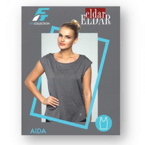 Eldar Koszulka fit Aida szara