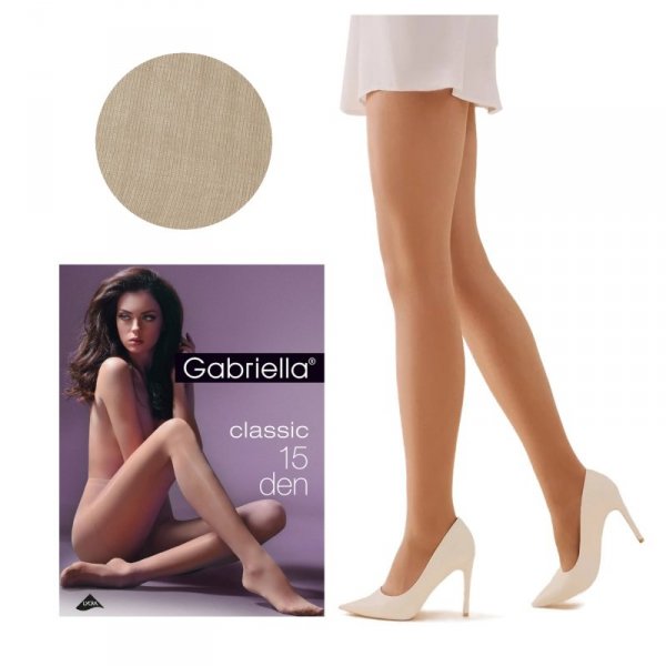 Gabriella Rajstopy damskie Lycra 104 15 den golden