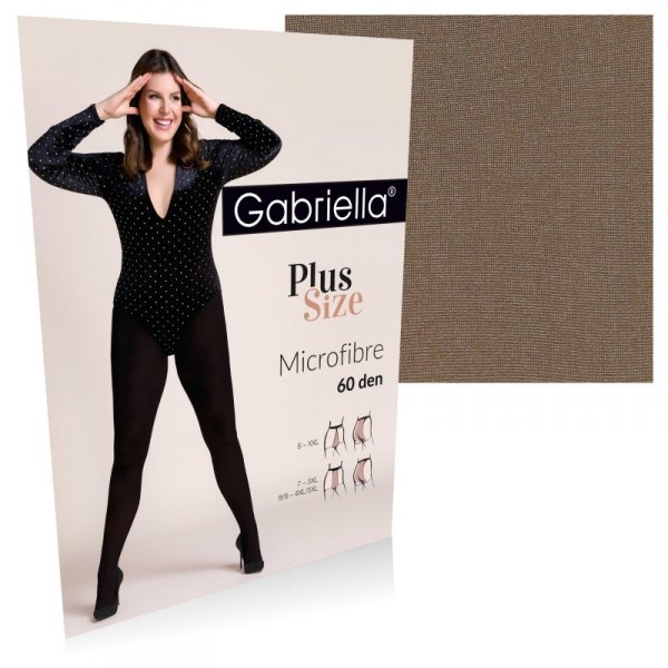 Gabriella Rajstopy microfibra 60 den 162 cappucino