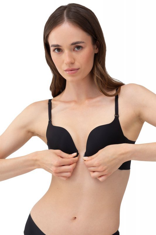 Gatta Biustonosz push up Frontopen czarny