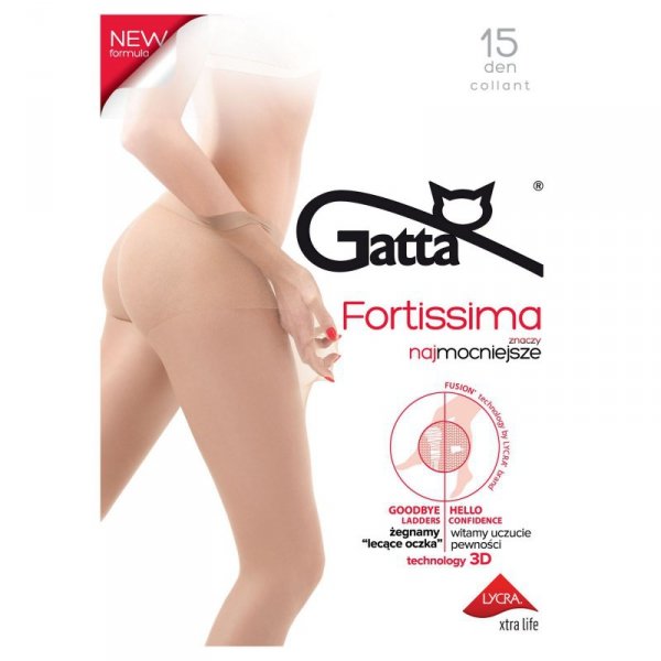 Gatta Rajstopy Fortissima 15 den czarne