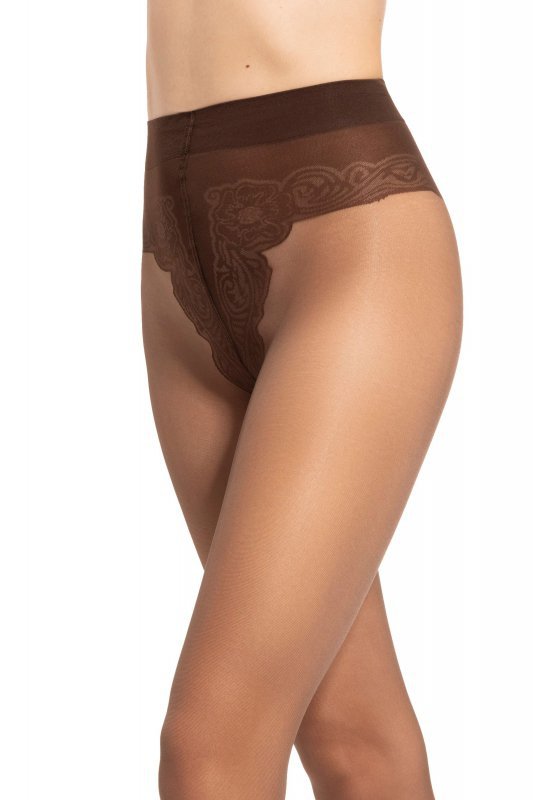 Gatta Rajstopy Gatta Wedel mikrofibra 20 den dark choco