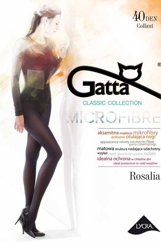 Gatta Rajstopy Rosalia 40 den nero plus +