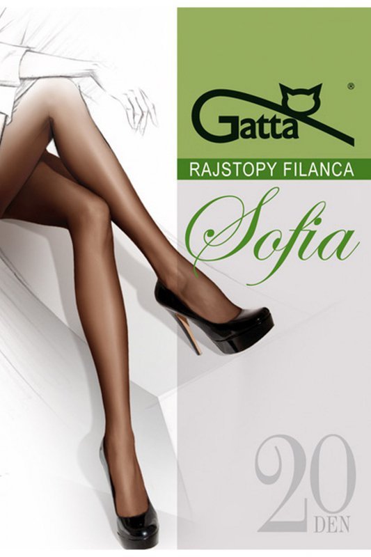 Gatta Rajstopy Sofia brązowe mini