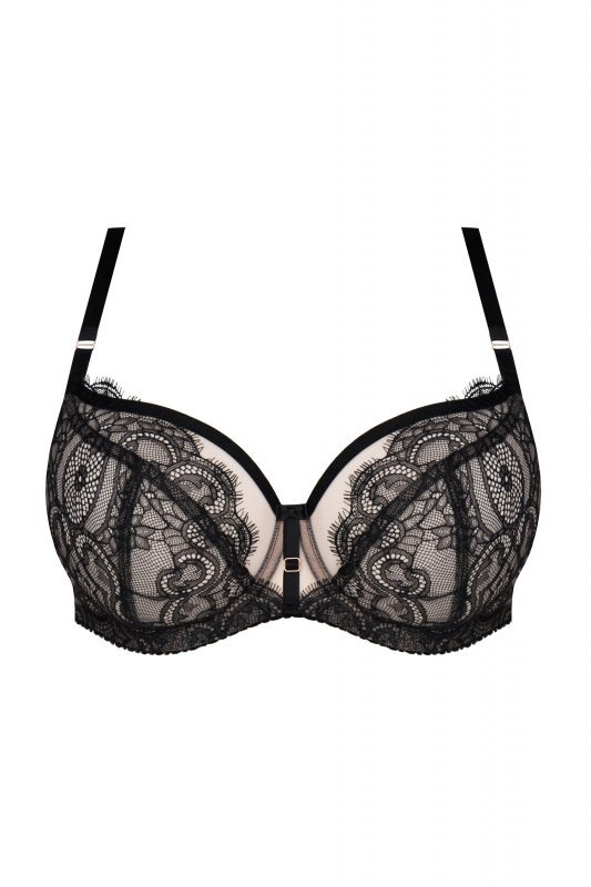 Gorsenia Biustonosz Black to black 834 czarny