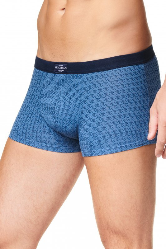 Esotiq-Henderson Bokserki 39333 Mesh 55x niebieskie