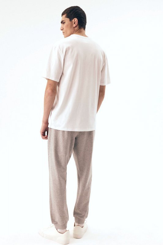 Esotiq-Henderson Koszulka męska Mite 43027 biała