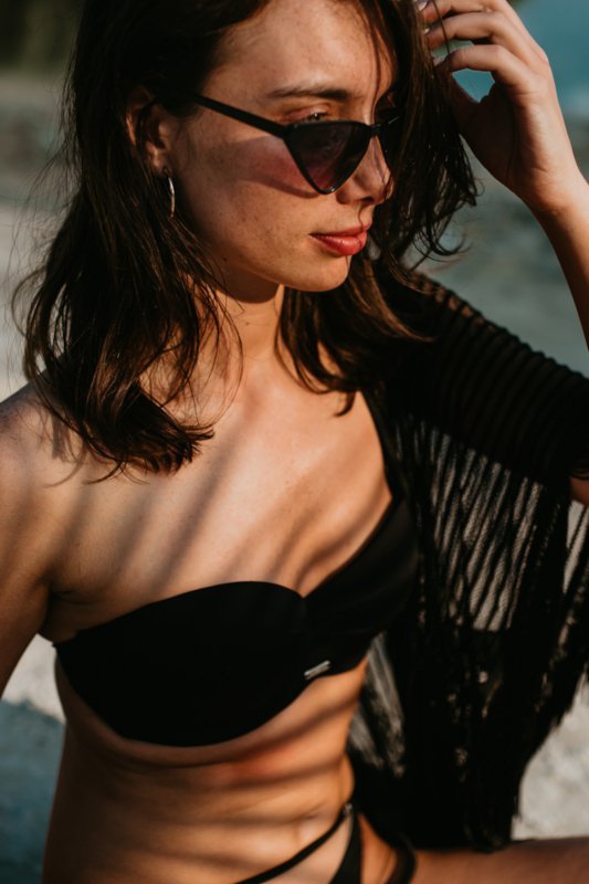 Kris line Biustonosz kąpielowy Beach balkonette MHM czarny