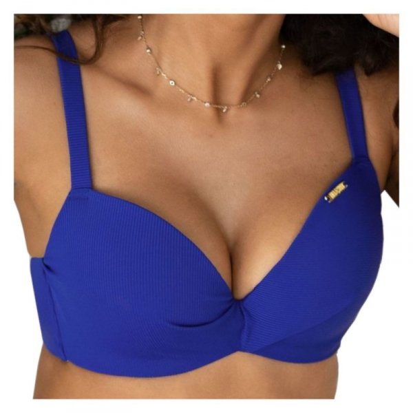 Kris line Biustonosz kąpielowy Madera brassiere cobalt