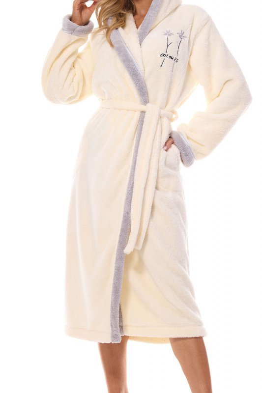 L-L Szlafrok długi Tess 2419 ecru