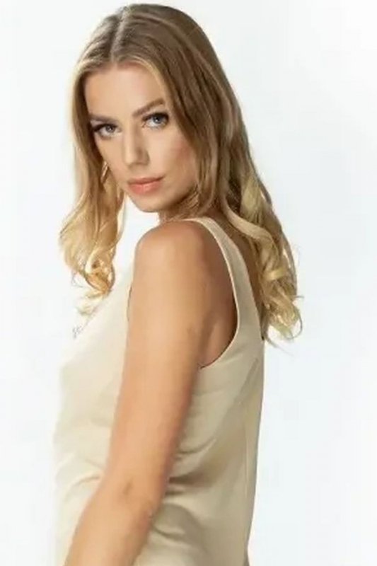 Mewa Halka 84127 Amelia beżowa plus