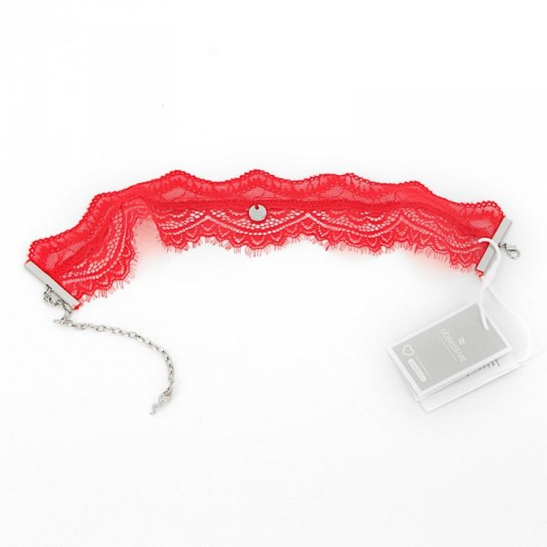 Obsessive Choker Bergamore czerwony