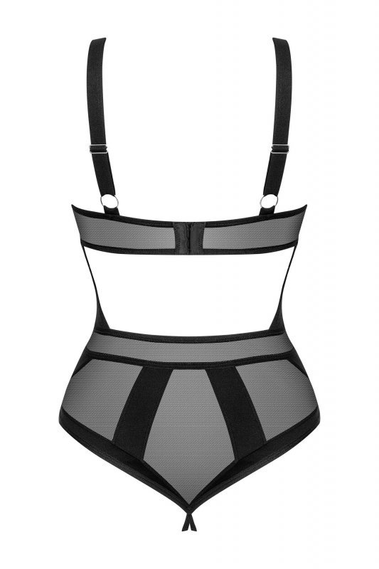 Obsessive Body otwarte Chic Amoria czarne