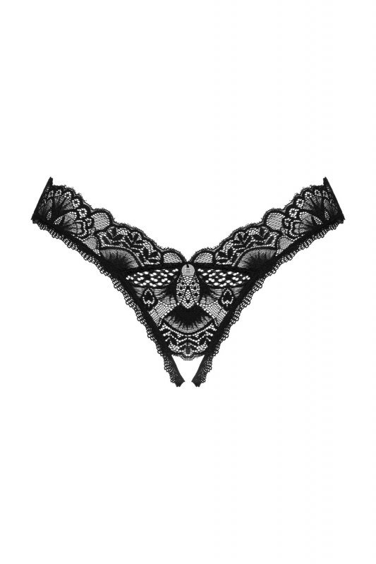 Obsessive Stringi otwarte Donna Dream czarne