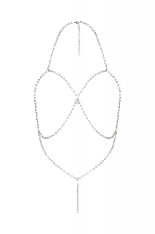 Obsessive Biustonosz biżuteryjny otwarty Lyxa jewelry bra