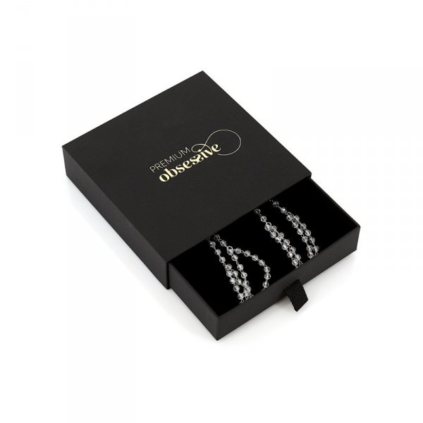 Obsessive Biustonosz biżuteryjny otwarty Lyxa jewelry bra