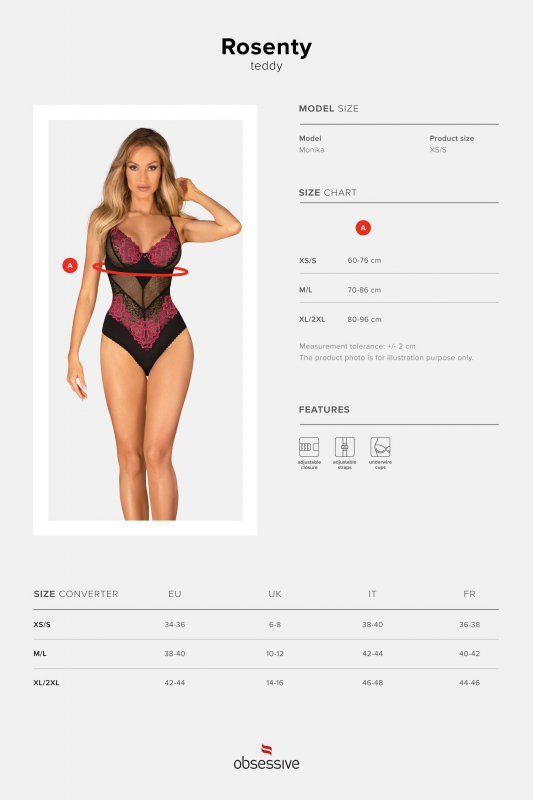 Obsessive Body Rosenty milticoloured