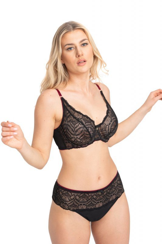 Samanta Biustonosz Charlotte A144 czarny