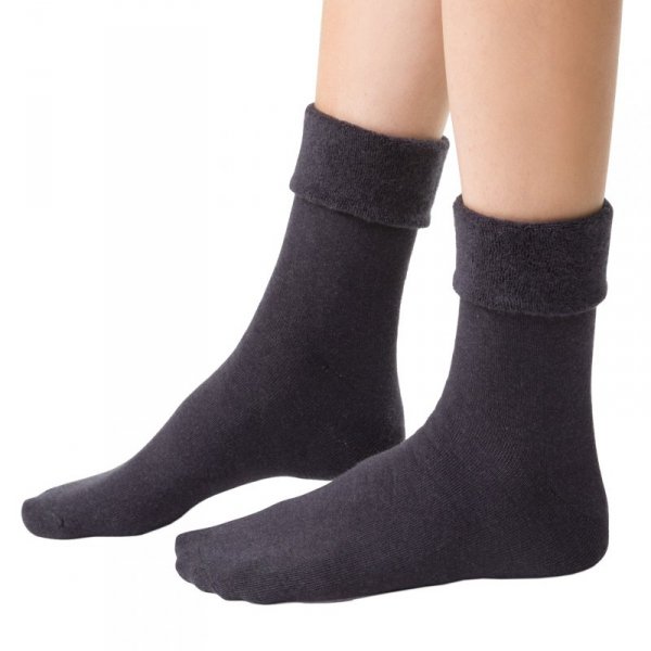 Steven Skarpety damskie frotte 110 grafitowe