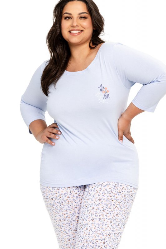 Taro Piżama Ariella 3256 błękitna