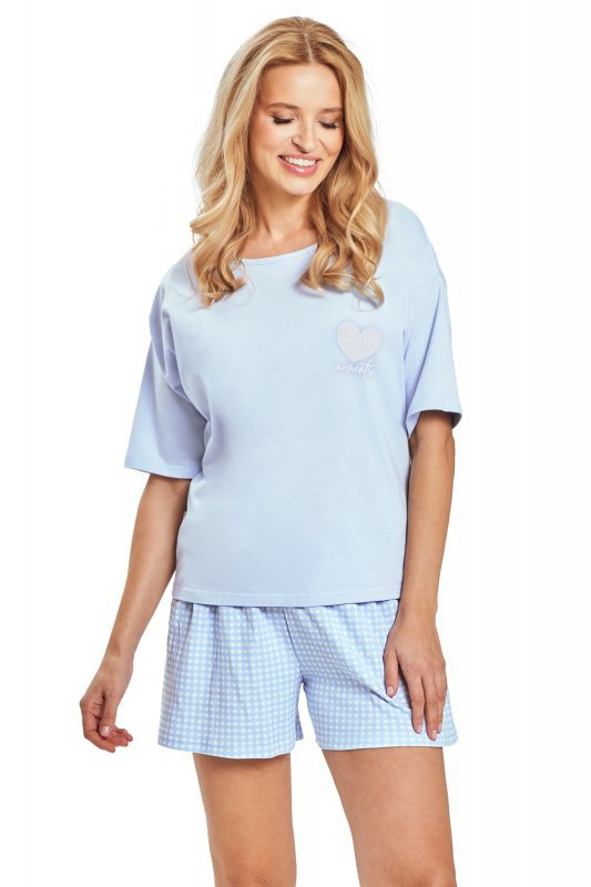 Taro Piżama damska Helena 3525 01 niebieska