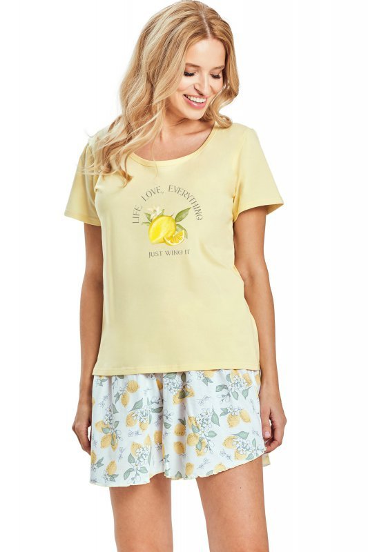Taro Piżama damska Frida 3531 01 żółta