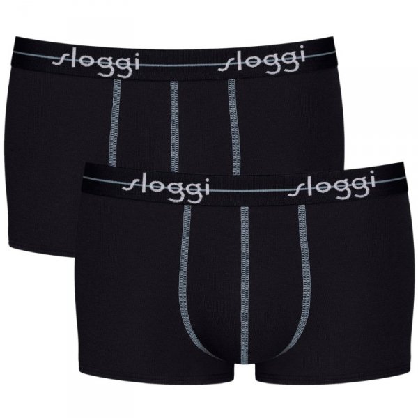 Sloggi Bokserki Start Hipster 2-pak czarne