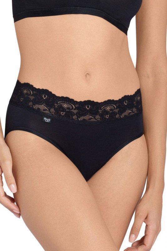 Sloggi Figi Romance Midi czarne
