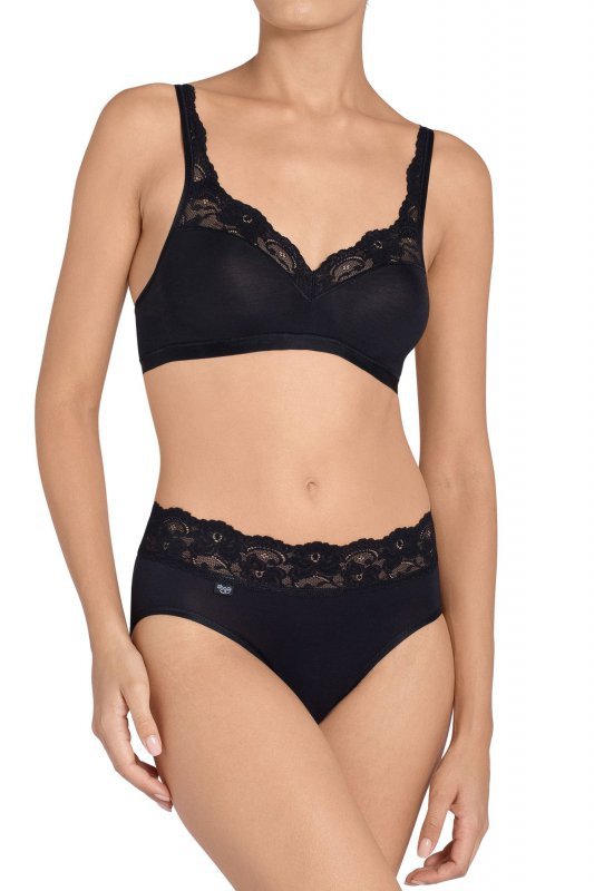 Sloggi Figi Romance Midi czarne
