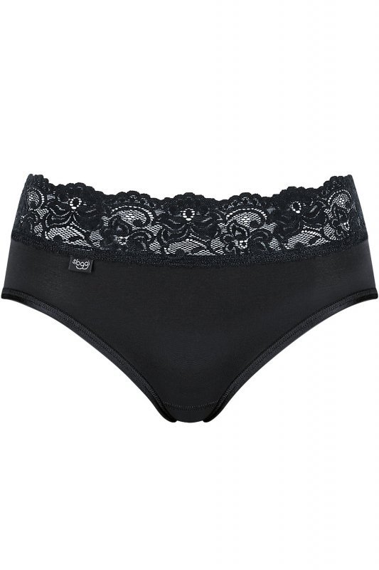 Sloggi Figi Romance Midi czarne