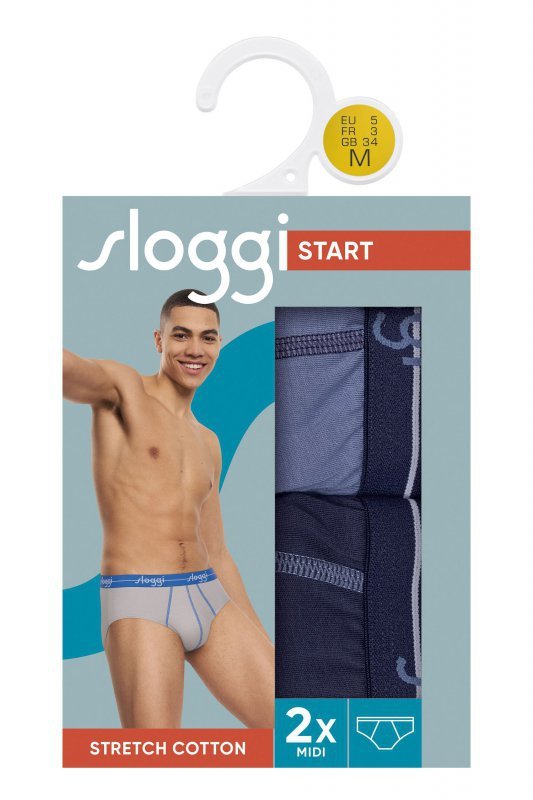 Sloggi Slipy Start Midi 2-pak V001