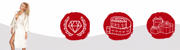 DKaren 115 Klasyczna podomka długa, ecru