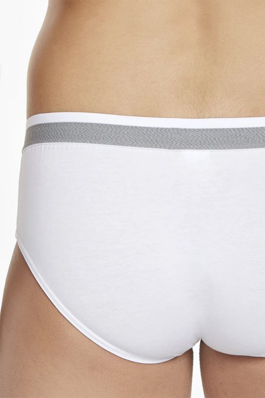 PCU 402 Slipy Męskie Bawełniane, bianco/białe