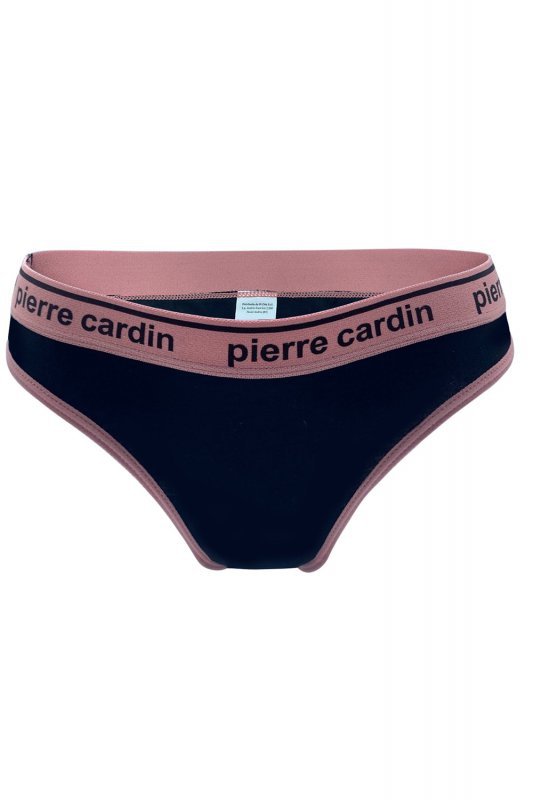 Pierre Cardin PCW CONTRAST Bawełniane Figi z Kontrastową Lamówką, rosa scuro-nero/ciemny róż