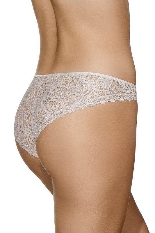 Selene MARA 3139 Majtki bikini z niskim stanem i przezroczystą koronką, rose-różowe
