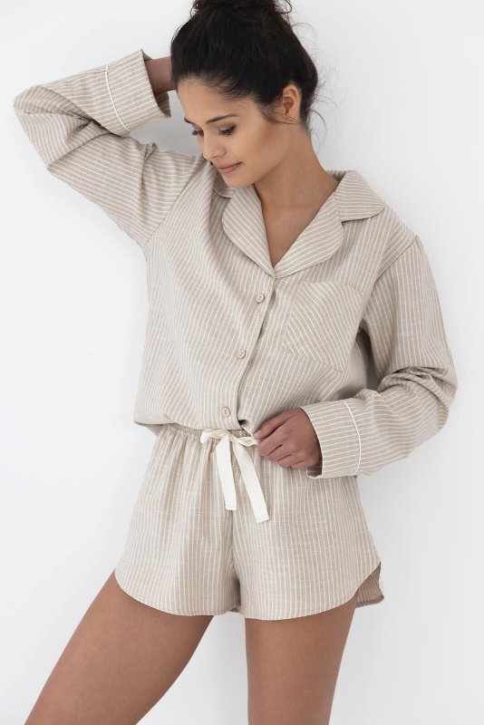Piżama Sensis Allison dł/r S-XL rozpinana
