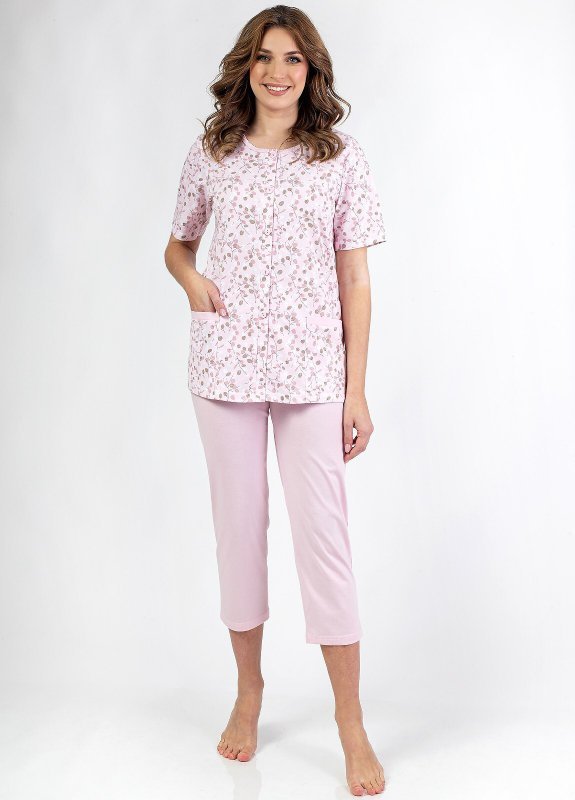 Piżama Regina 694 kr/r 2XL-3XL W25 damska rozpinana